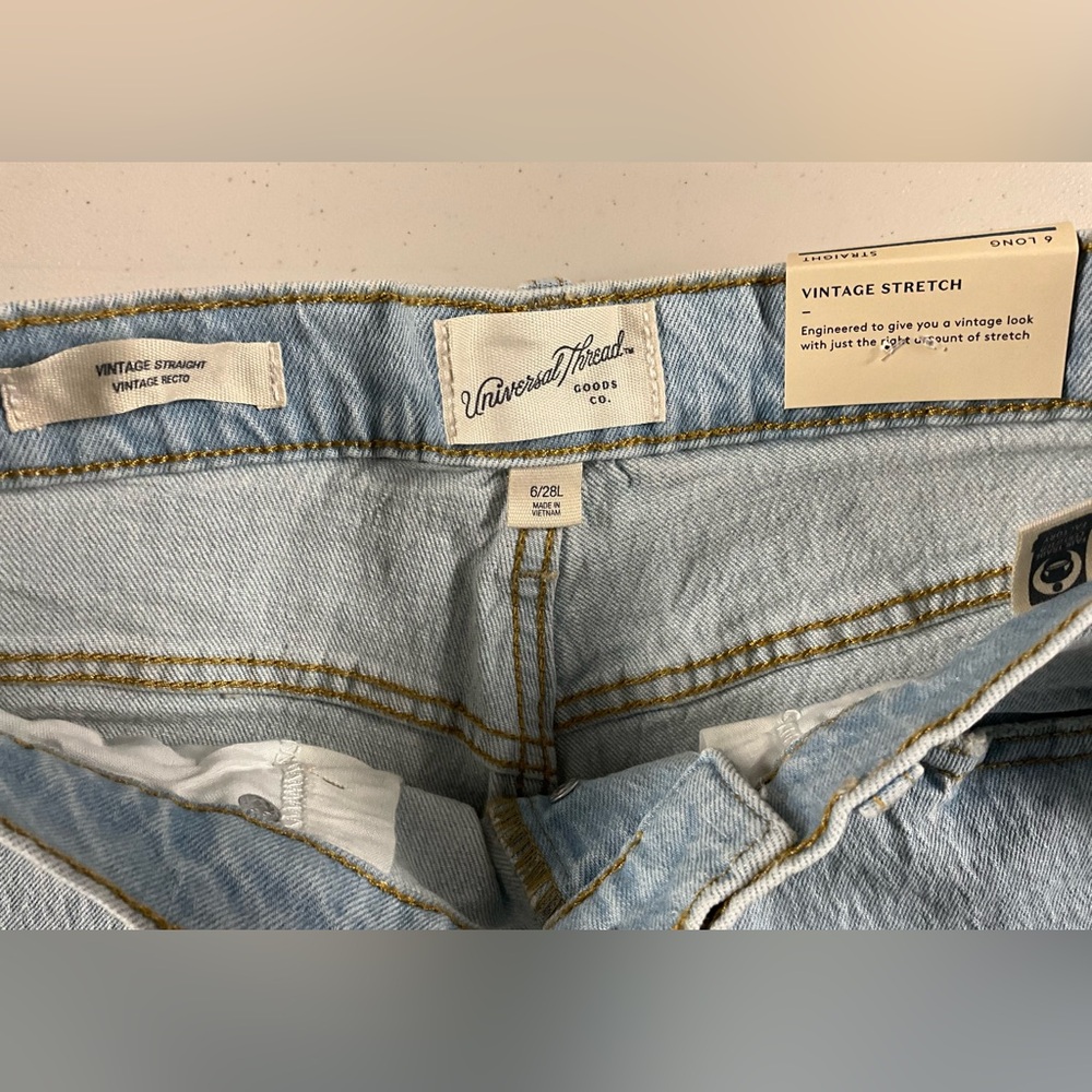 Universal Thread Light Blue Denim Jeans Distressed - Picture 5 of 16